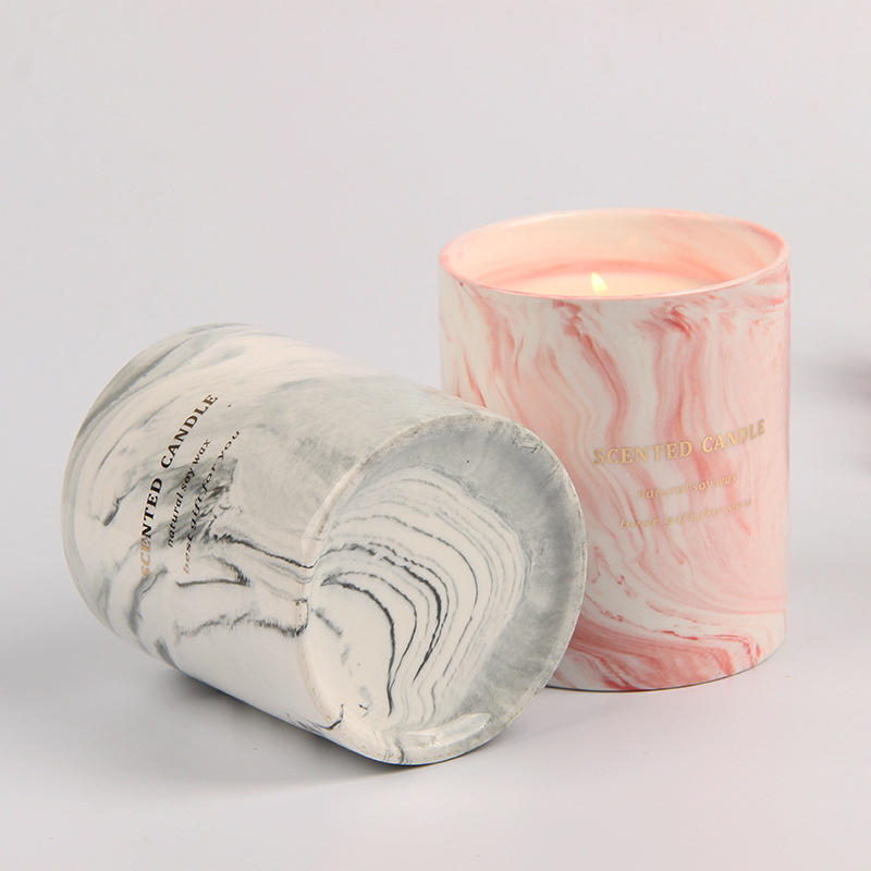 Marble Ceramic Scented Candle