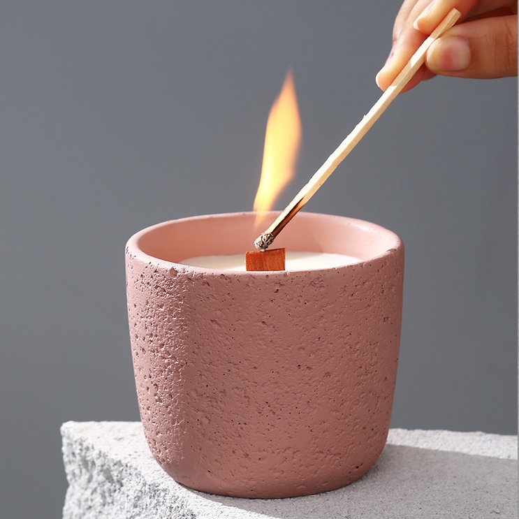 Cement Cup Scented Candle