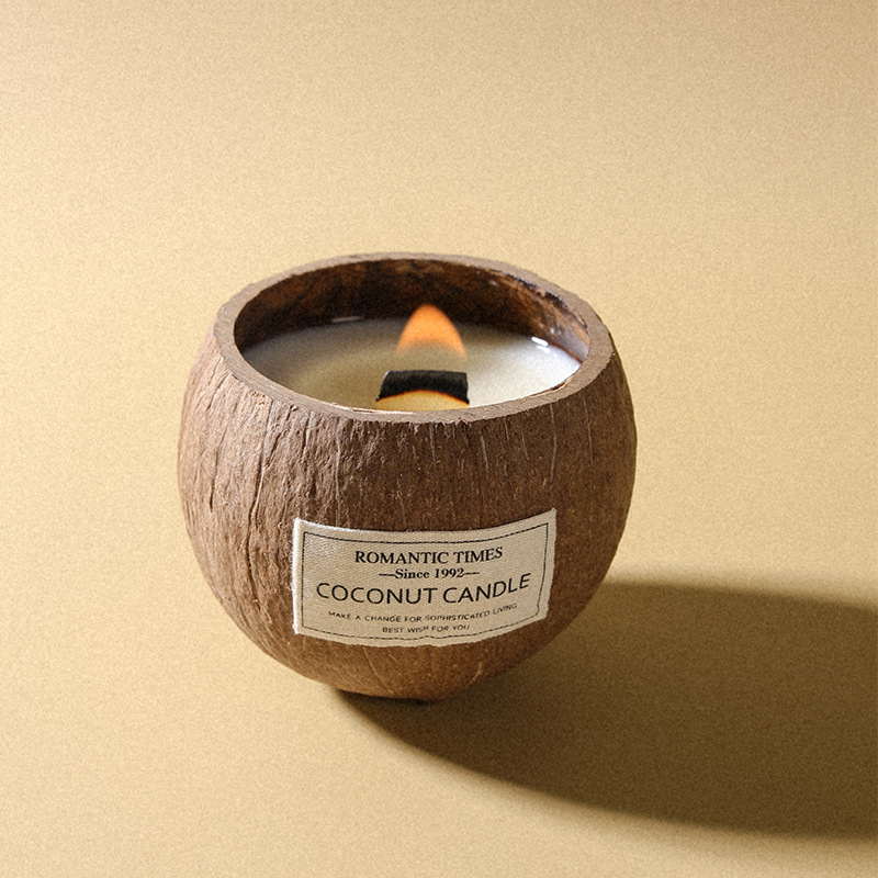 Coconut Shell Bowl Candle