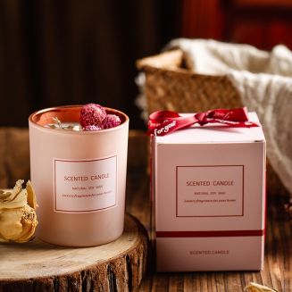 Luxury Pink Scented Candle