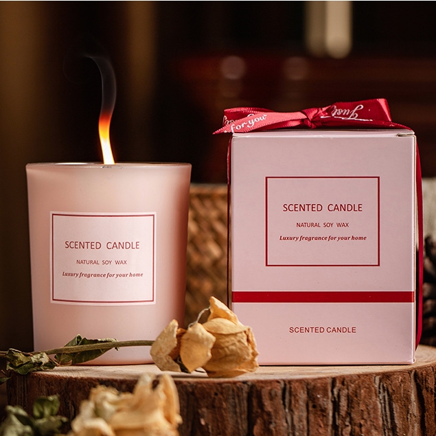 Luxury Pink Scented Candle