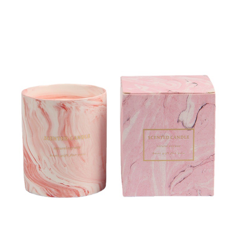 Marble Ceramic Scented Candle