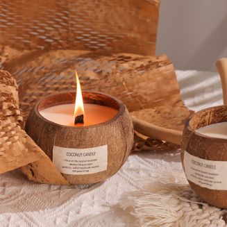 Coconut Shell Bowl Candle